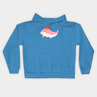 strawberry shark 🍓 Kids Hoodie